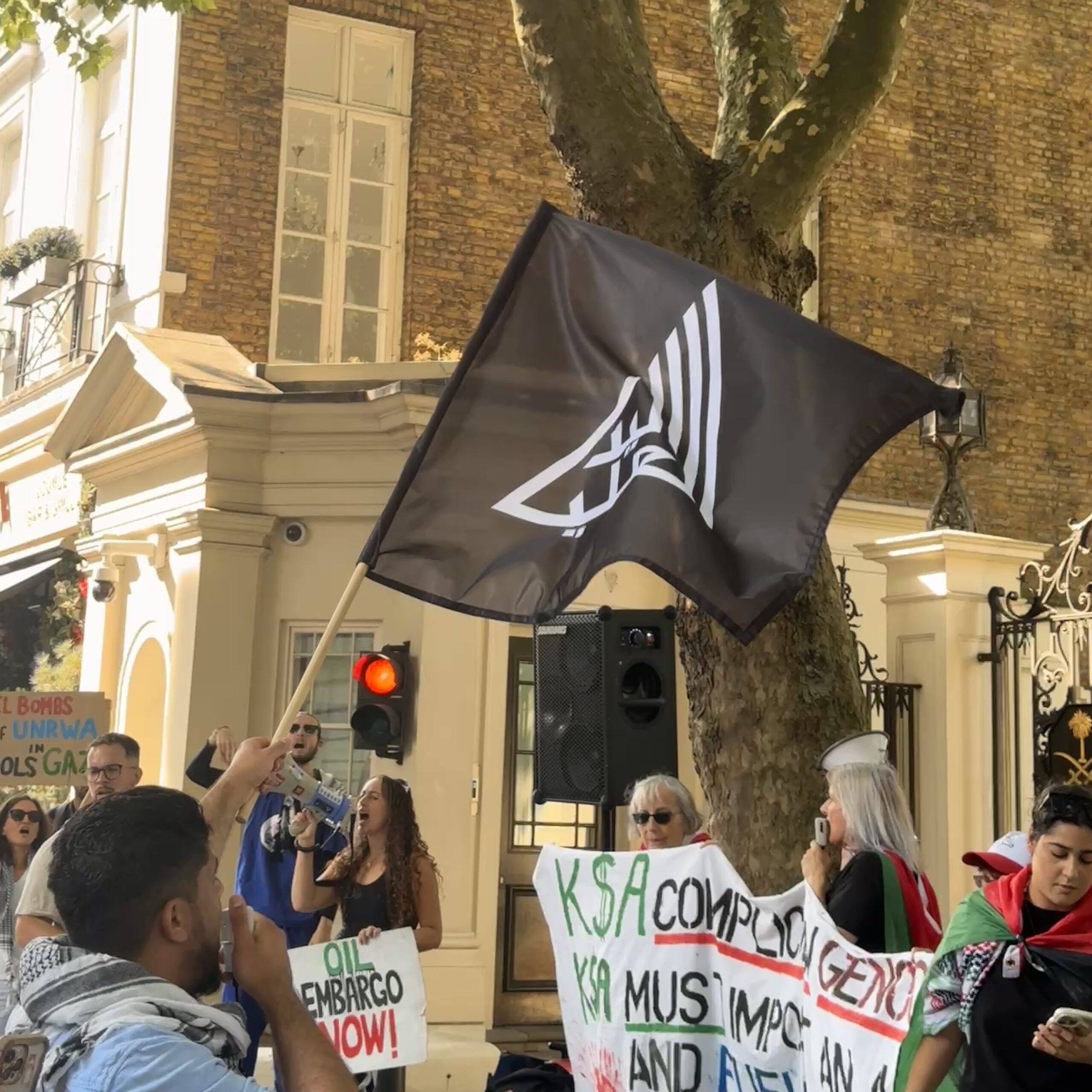 Saudi Embassy Protest